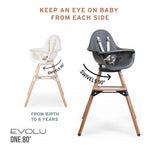 Childhome Evolu One.80° High Chair