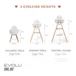 Childhome Evolu One.80° High Chair