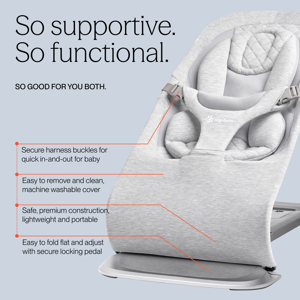 Ergobaby Evolve 3-in-1 Bouncer