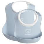 BabyBjorn Feeding Bib Set 2-Pack (1 Baby Bib and 1 Small Baby Bib)