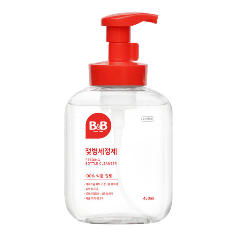 B&B Feeding Bottle Cleanser (Bubble Type) Bottle 450ml