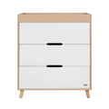 Tutti Bambini Fika Chest Changer - White/Light Oak