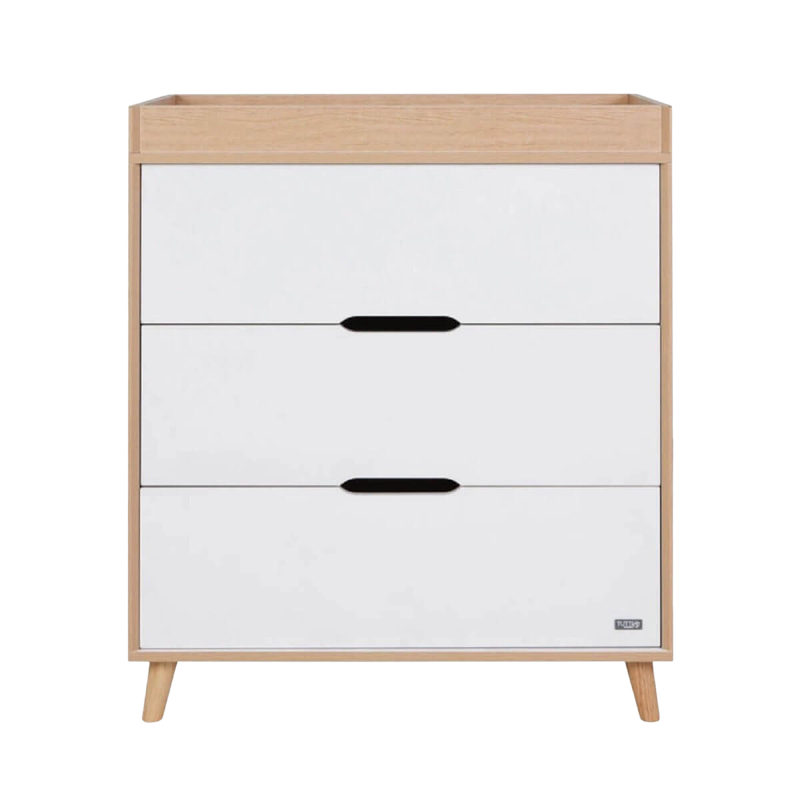 Tutti Bambini Fika Chest Changer - White/Light Oak