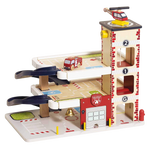 Le Toy Van Fire & Rescue Wooden Garage