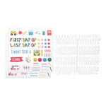 Pearhead First Day of School Letterboard Set with Stickers