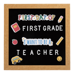 Pearhead First Day of School Letterboard Set with Stickers