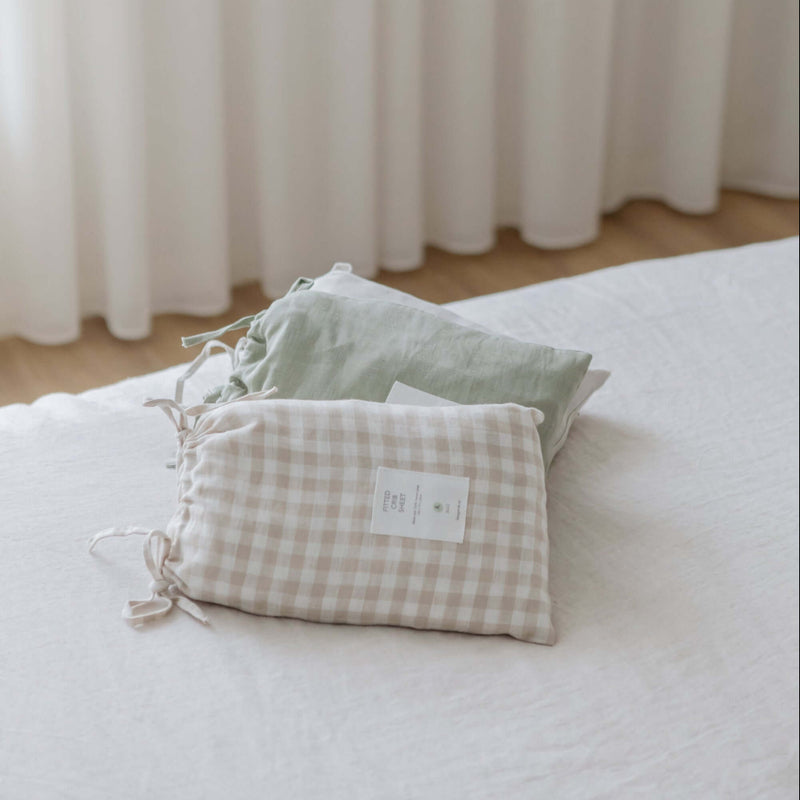 BAO Goods Fitted Cot Sheets (Linen) - 140x70cm