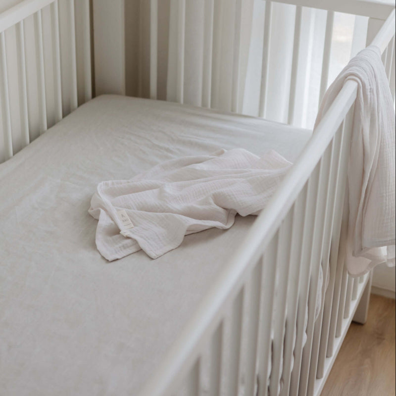 BAO Goods Fitted Cot Sheets (Linen) - 140x70cm