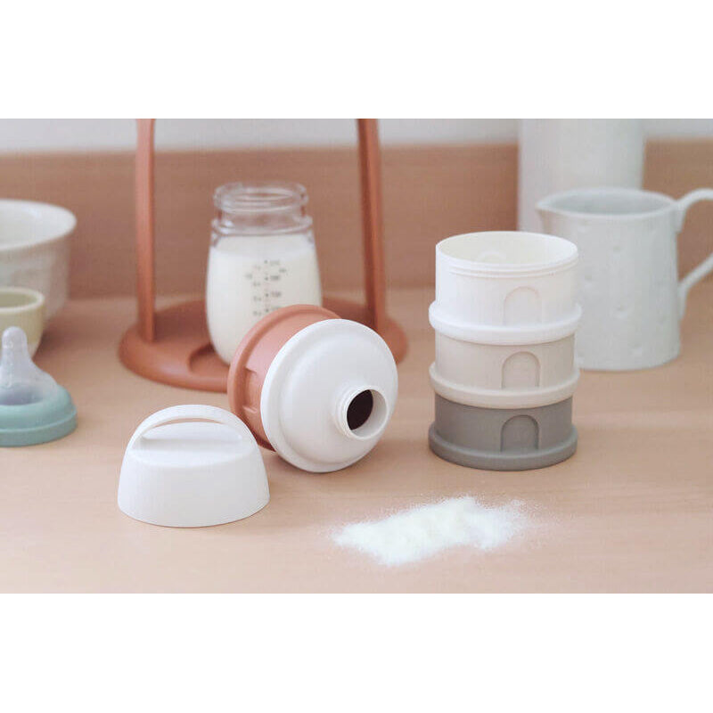 Beaba Formula & Snacks Container - Terracotta