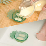 Haakaa Freeze-N-Feed Mini Combo - Pea Green Feeder + Pea Green Tray