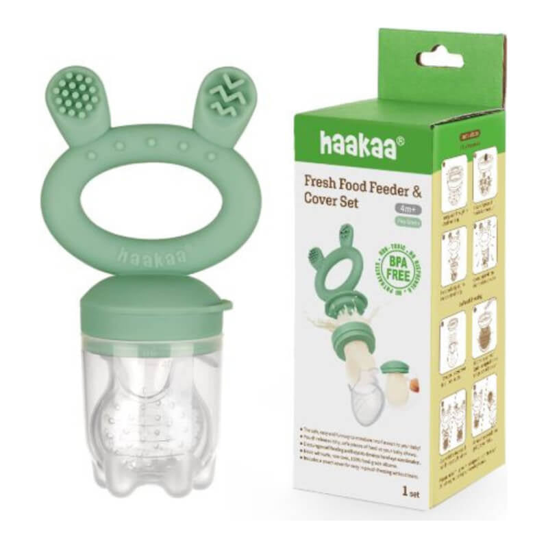 Haakaa Fresh Food Feeder - Pea Green