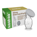 Haakaa Generation 2 Silicone Breast Pump & Cap Set 100ml - Grey