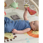 Skip Hop Geometric Wonders Activity Gym (With Crocodile Tummy Time Pillow)