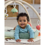 Skip Hop Geometric Wonders Activity Gym (With Crocodile Tummy Time Pillow)