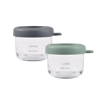 Beaba Glass & Silicone Containers 2 Pack - 150ml