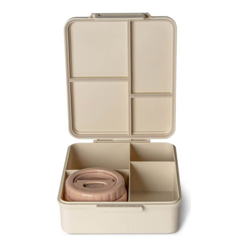 Citron Grand Lunch Box with 4 Compartments and Food Jar - Ballerina