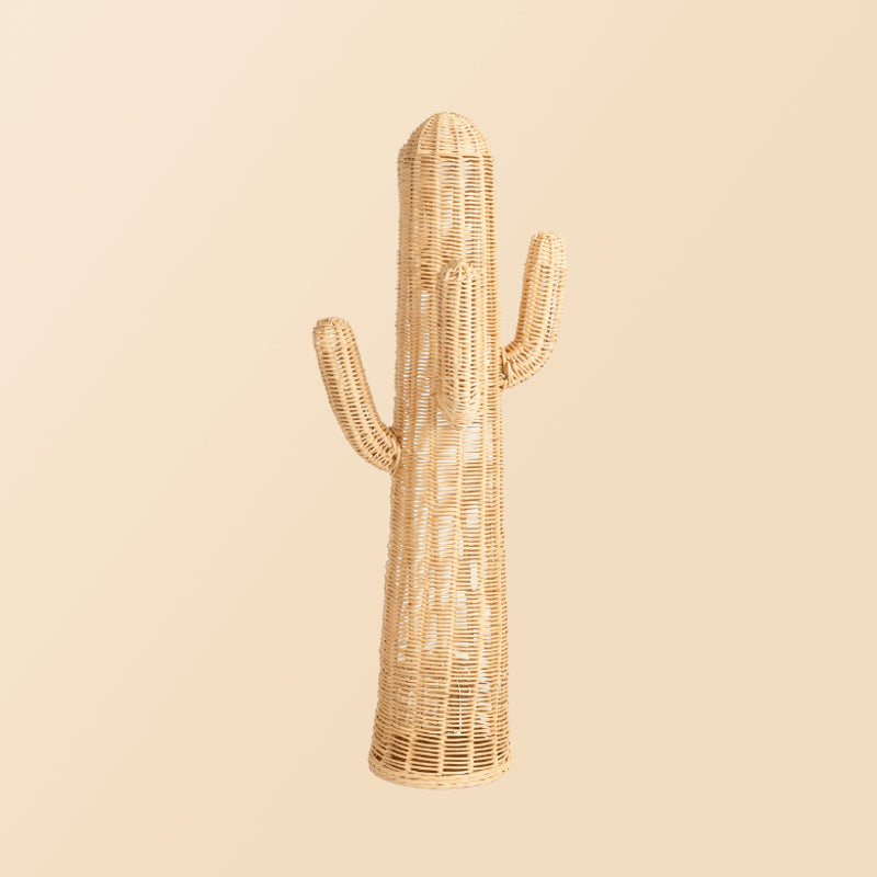 MOMIJI Handcrafted Rattan - Cactus Kids Coat Light Stand