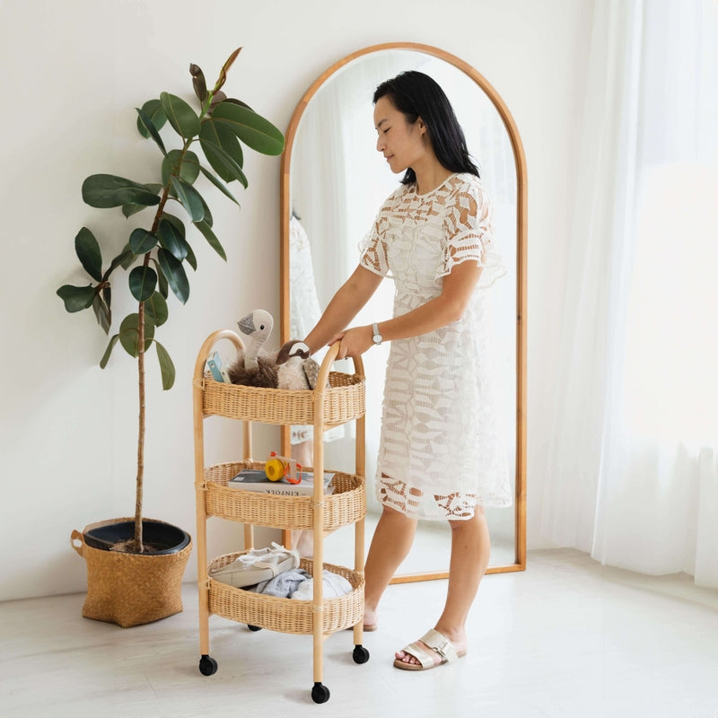 MOMIJI Handcrafted Rattan - Con Craft Trolley&nbsp;