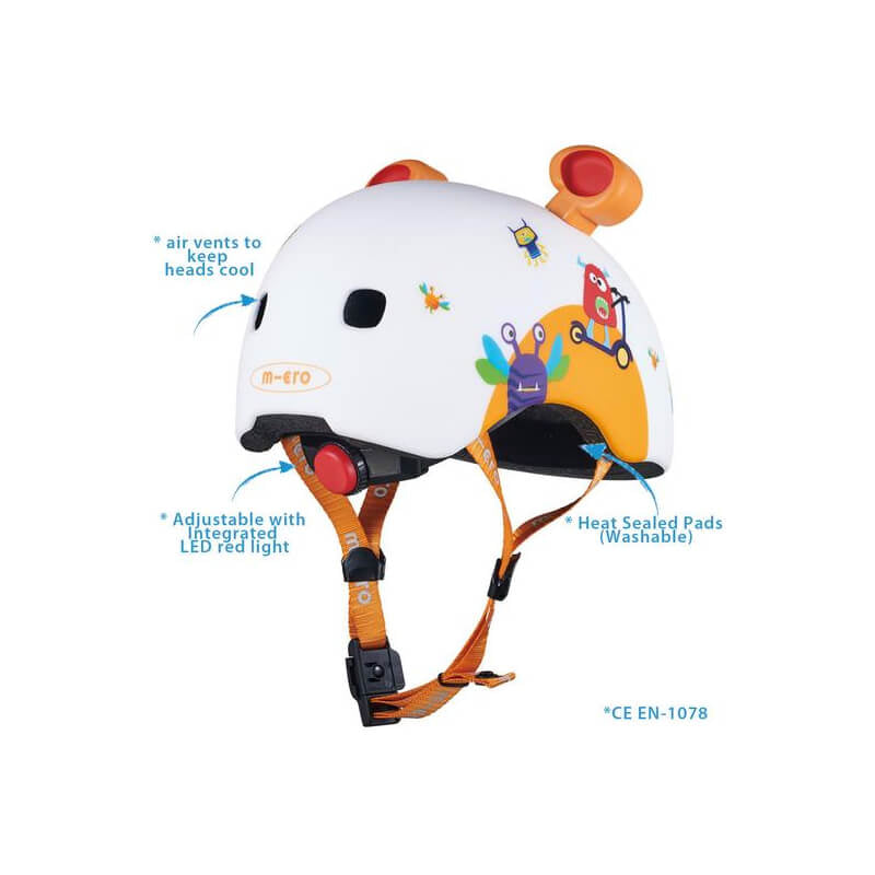 Micro Scooter Helmet Lightweight - 3D Monster