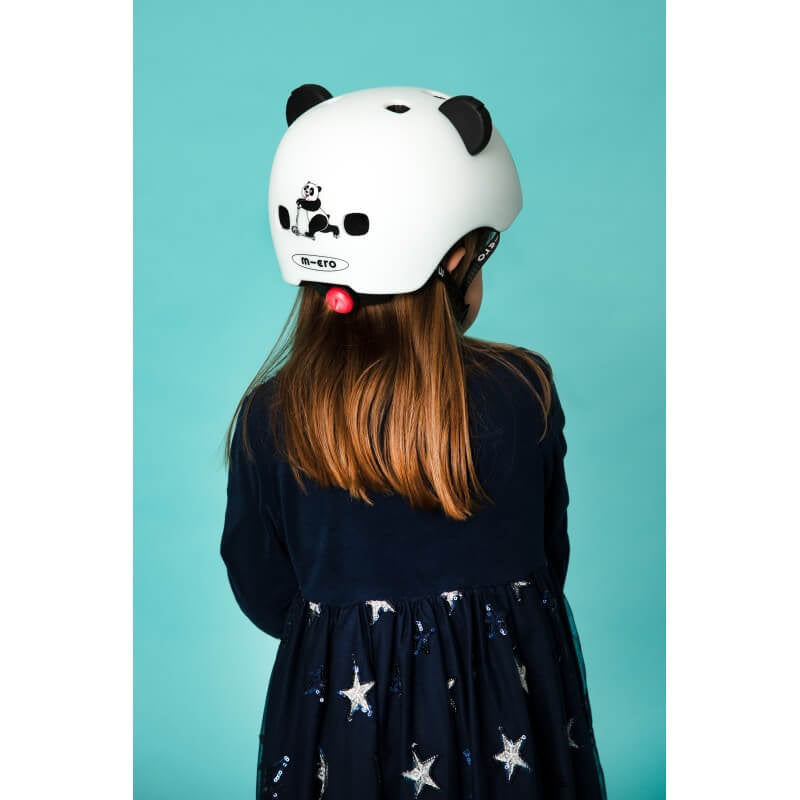 Micro Scooter Helmet Lightweight - 3D Panda - Small 48-53cm
