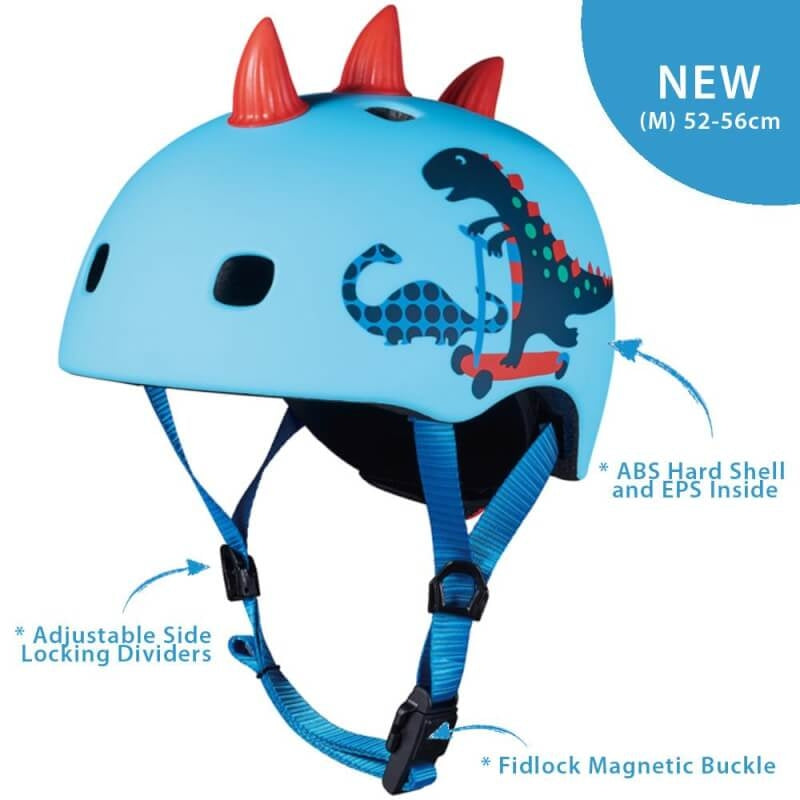 Micro Scooter Helmet Lightweight - 3D Scootersaurus
