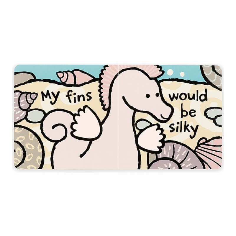 Jellycat If I Were A Seahorse Book 15cm