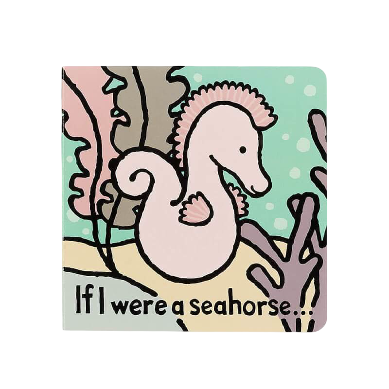 Jellycat If I Were A Seahorse Book 15cm
