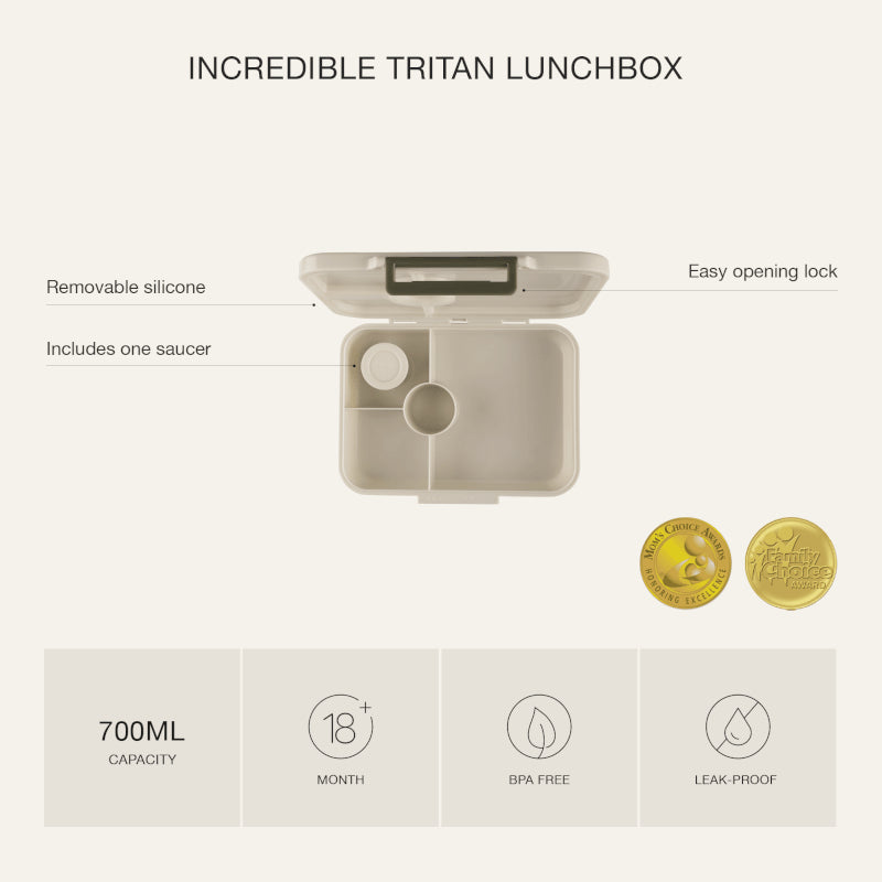 Citron Incredible Tritan Lunch Box with 4 Compartments - Spaceship
