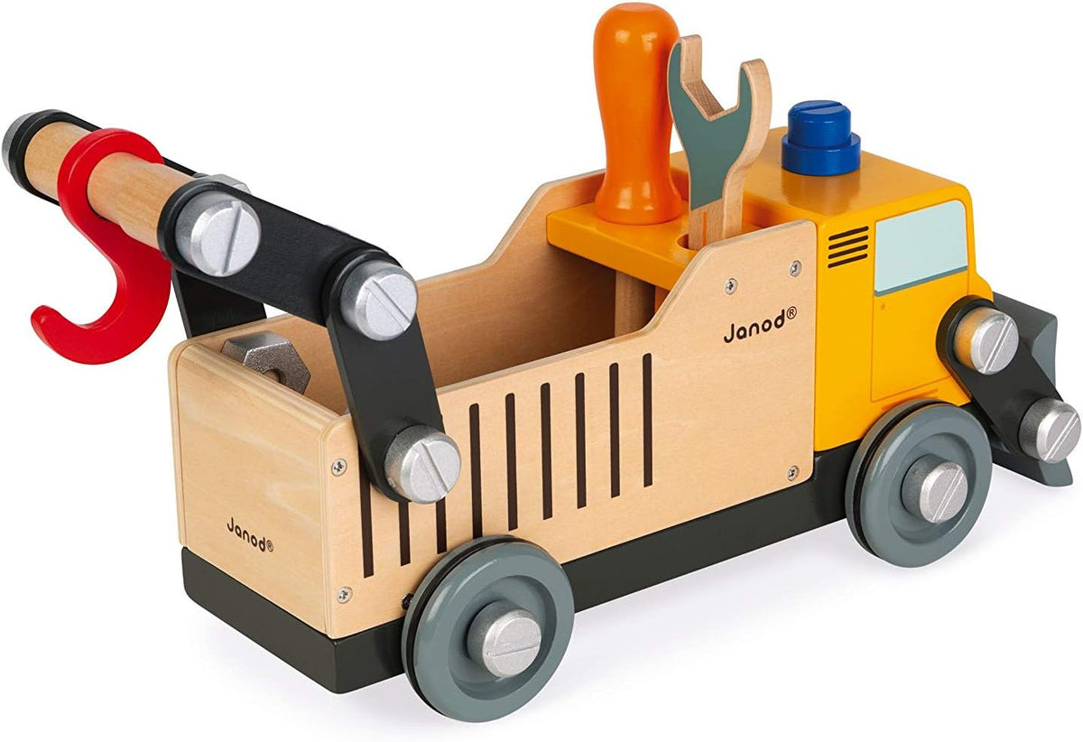 Janod Brico'Kids DIY Wooden Builders Truck 30cm