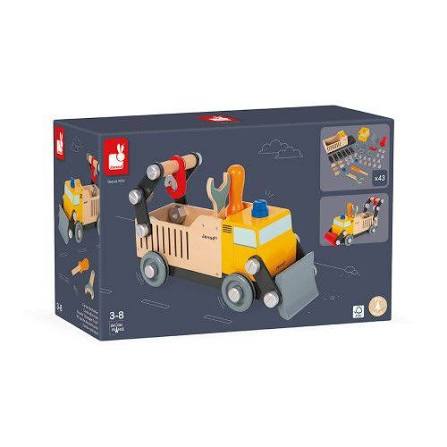 Janod Brico'Kids DIY Wooden Builders Truck 30cm