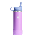 Hydro Flask Kids Wide Mouth Straw Lid with Boot Insulated Water Bottle - 18 Oz - Anemone