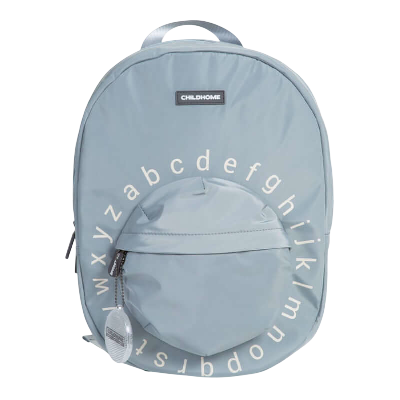 Childhome Kids School Back Pack Big ABC - Grey/Offwhite