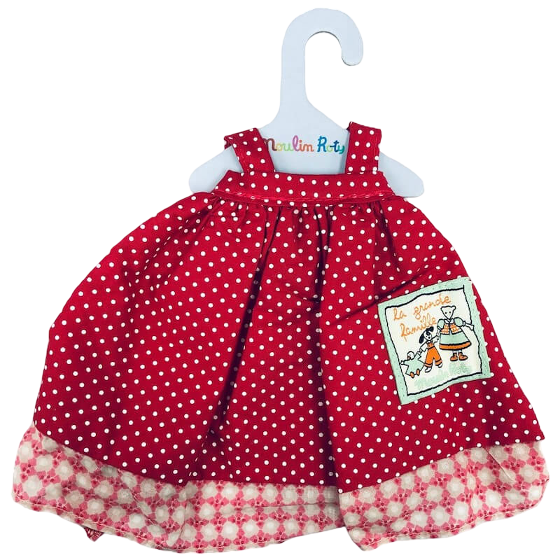 Moulin Roty La Grande Famille Dress for Little Nini the Mouse 30cm