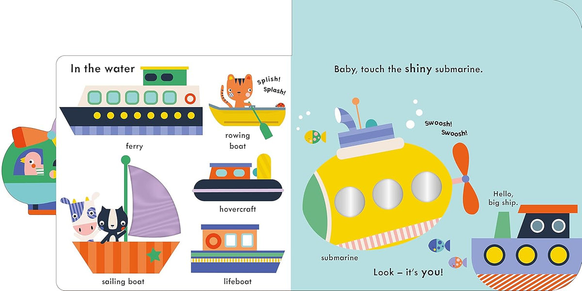 Baby Touch: Vehicles Tab Book
