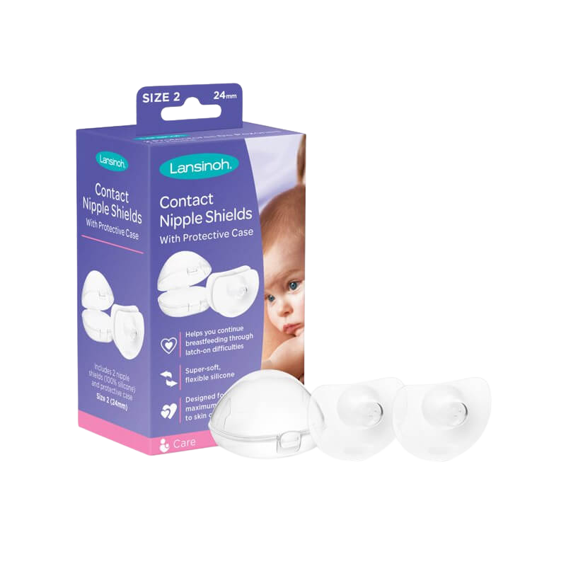 Lansinoh Contact Nipple Shields 24mm 2-Pack