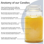 Village Candle Large Glass Apothecary Jar 26oz - Beachside