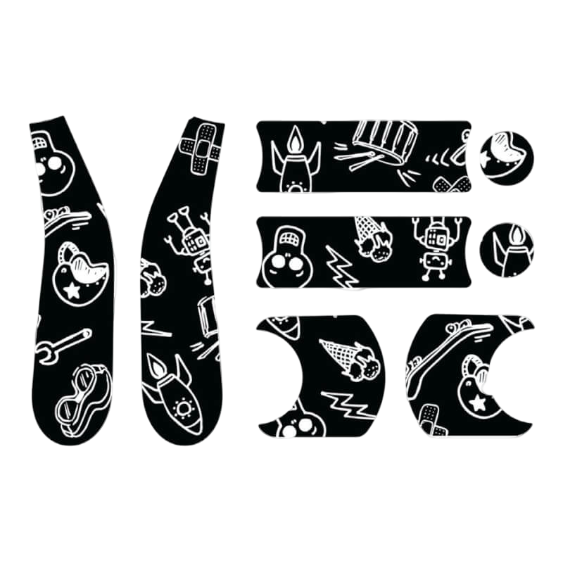 Doona Liki Sticker Set - B&W Cool Sketch