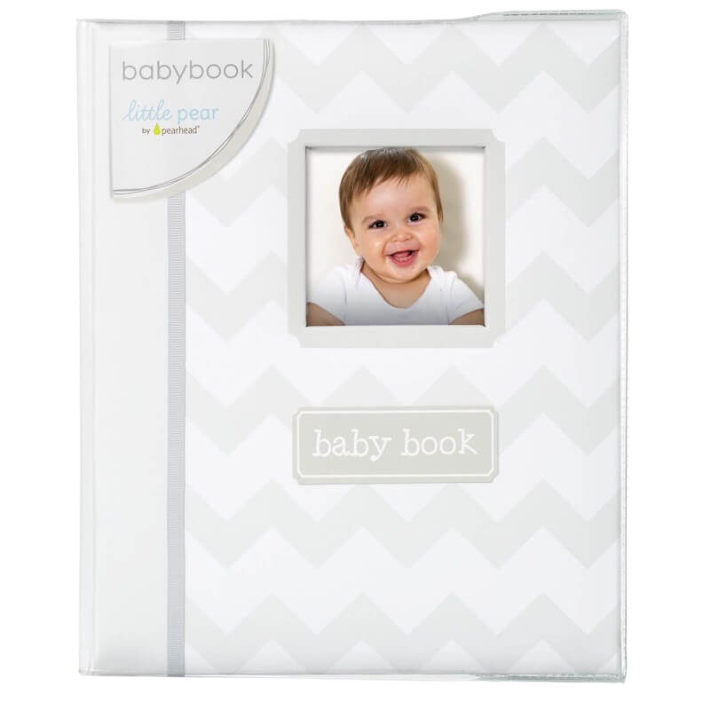Pearhead Little Pear Chevron Baby Book