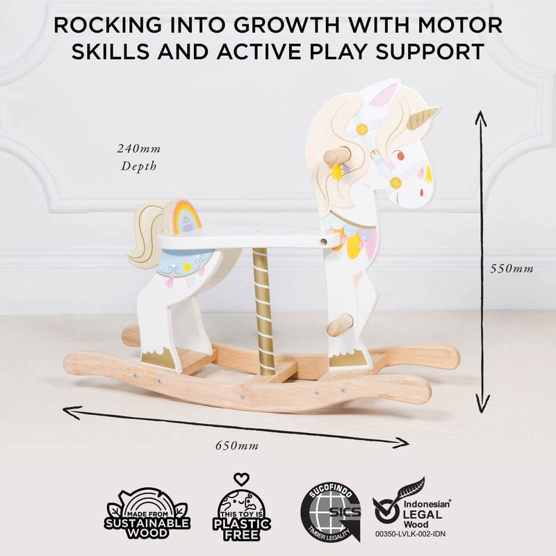 Le Toy Van Magical Rocking Unicorn Carousel
