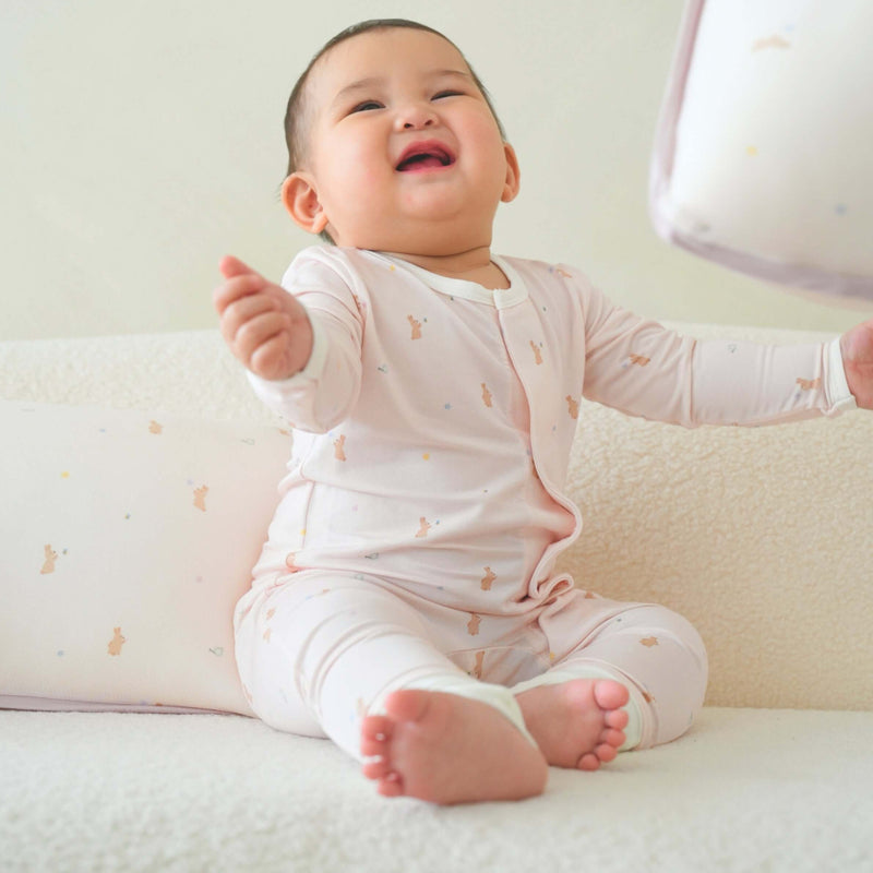 Bublotte Magnetic Sleepsuit - Bunny & Butterflies