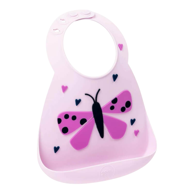 Make My Day Baby Bib - Butterfly