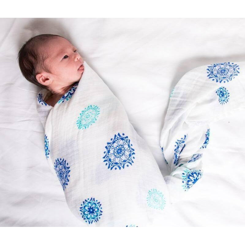 Malabar Baby Organic Swaddle - Chevron