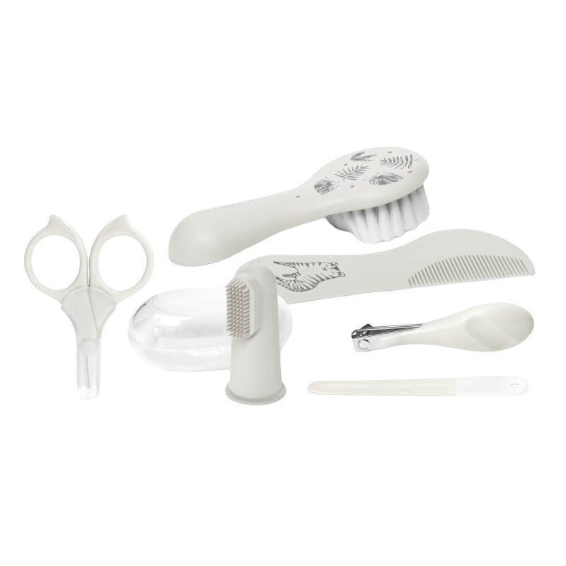 Suavinex Manicure Set - Tigers Grey