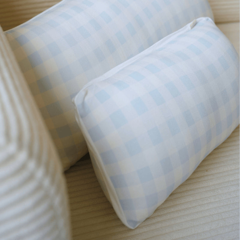 Bublotte Marsh Pillow - Blue Gingham