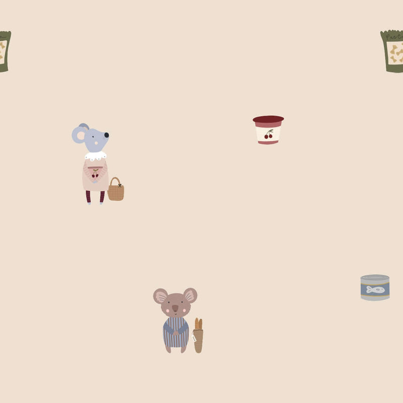 Bublotte Marsh Pillow - Mouse & Bear