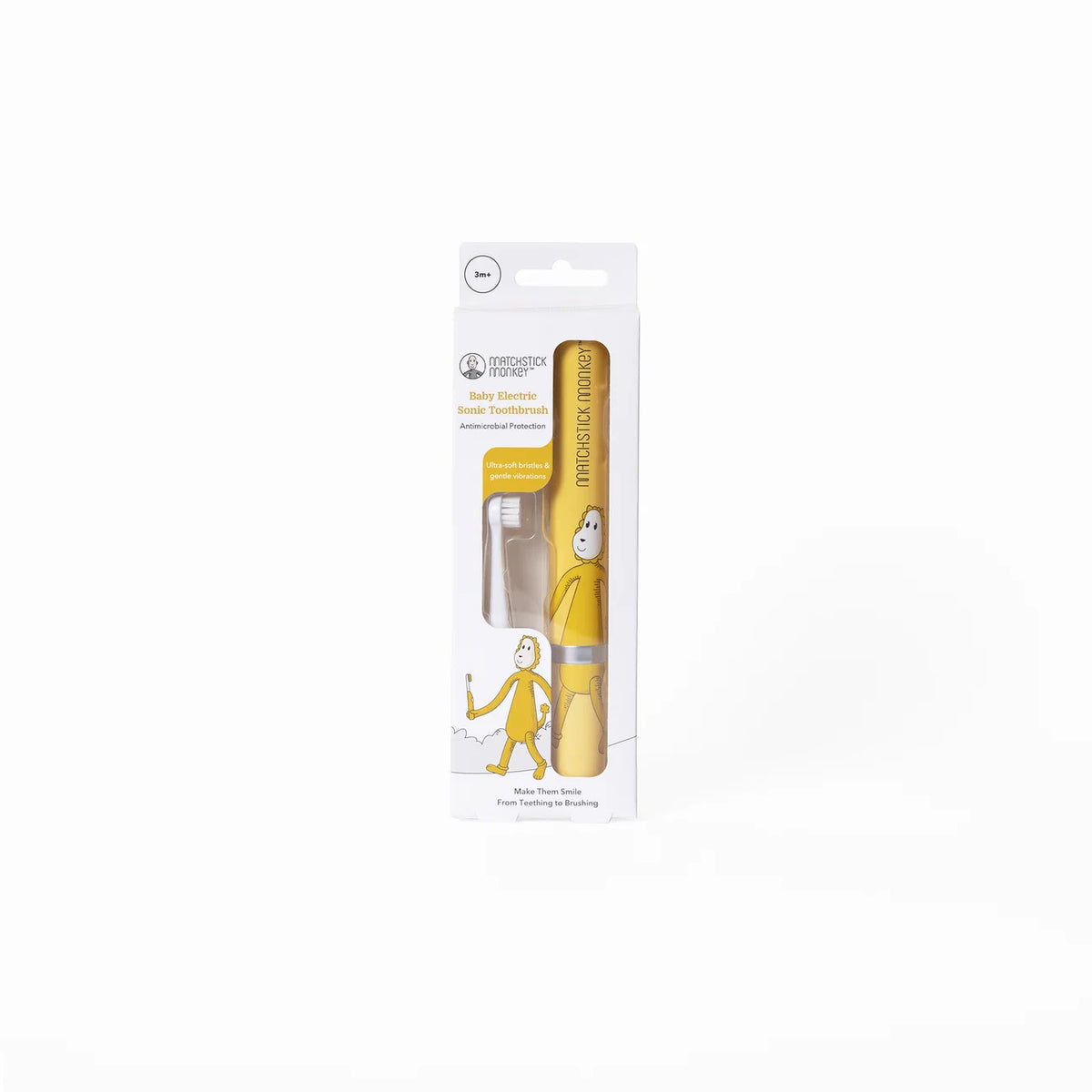 Matchstick Monkey Baby Sonic Toothbrush - Ludo Lion