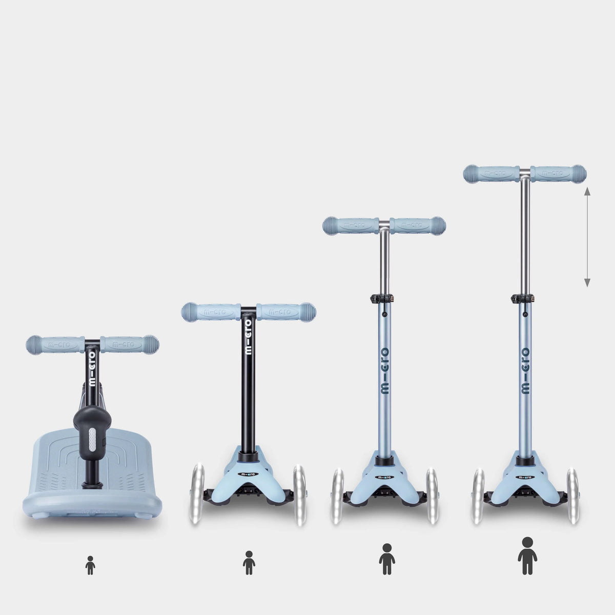 Micro Scooter Mini Deluxe Rock & Go LED