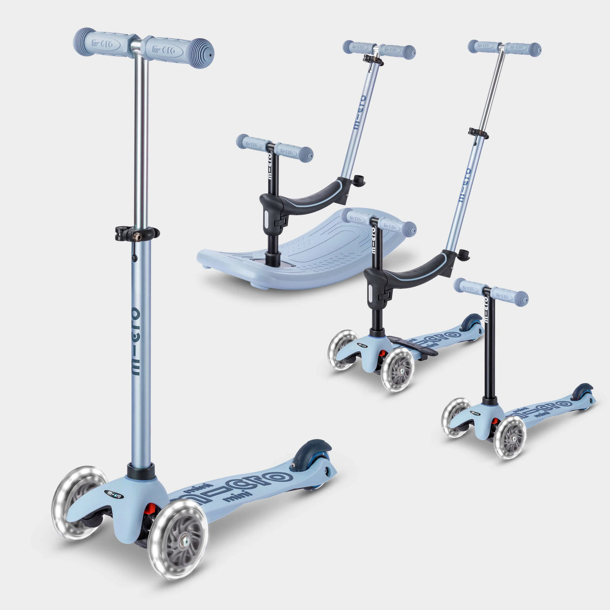 Micro Scooter Mini Deluxe Rock & Go LED