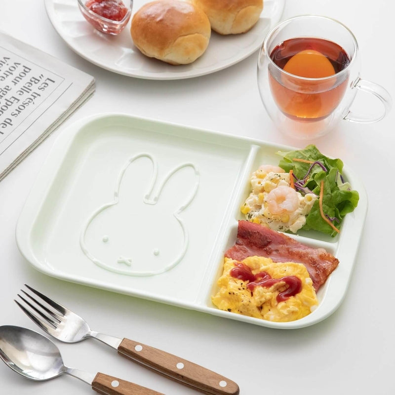 Skater Miffy Morning Divided Plate