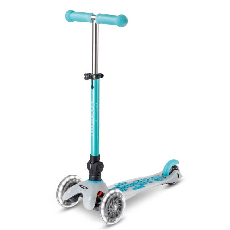 Micro Scooter Mini Deluxe Foldable Orion LED - Blue